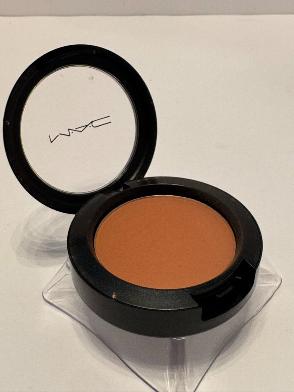 MAC Gingerly Sheertone Blush Matte Finish Classic Black Case New